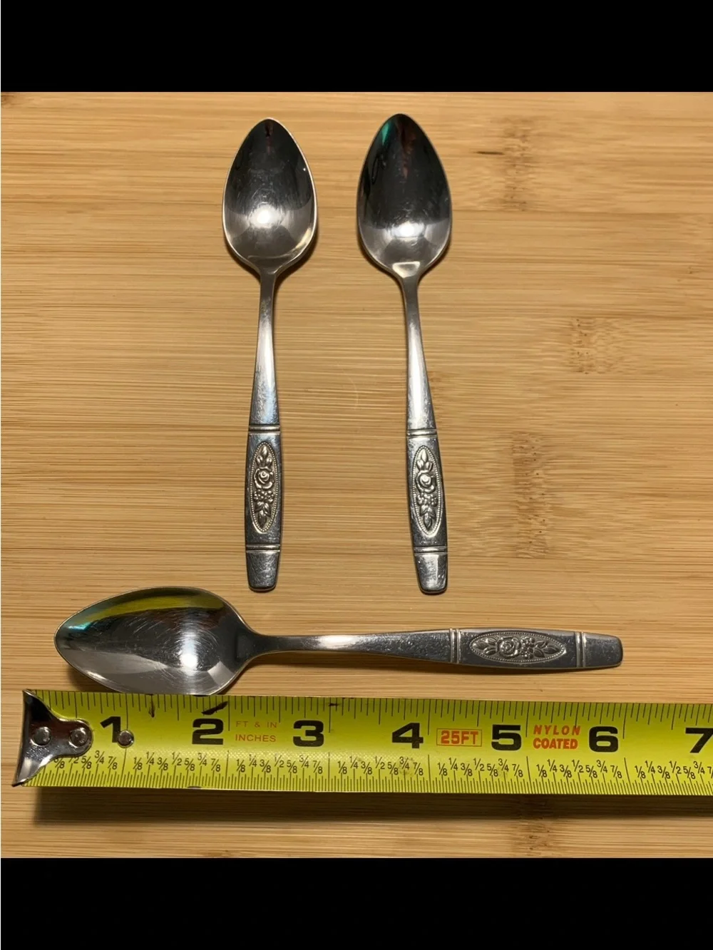 Oneida: Distinction Deluxe Stainless: Lot of 3 Teaspoons
